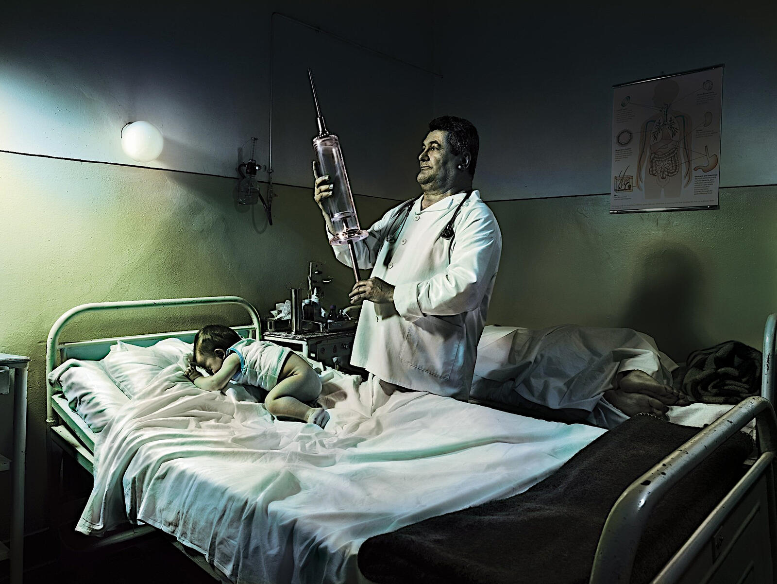 Wallpapers doctor hospital patient on the desktop