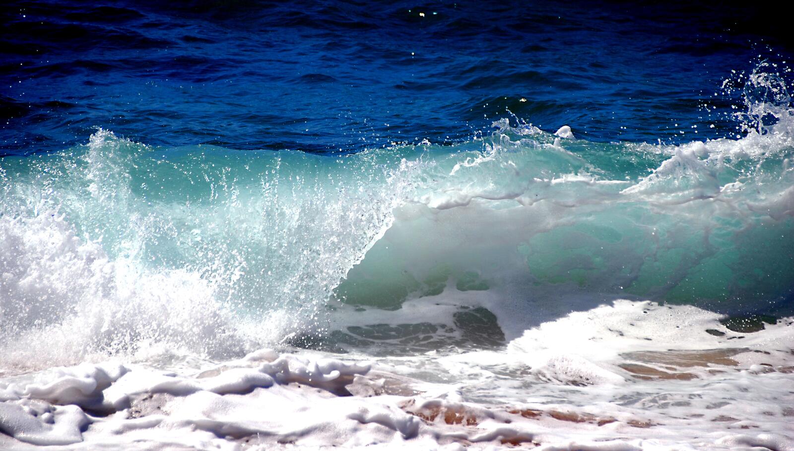 Бесплатное фото Какая красивая морская волна