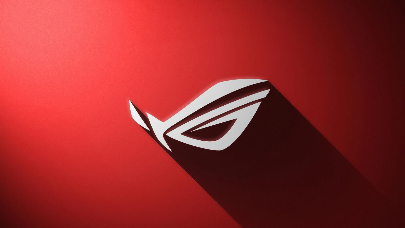 Бесплатное фото Логотип республика геймеров на красном фоне