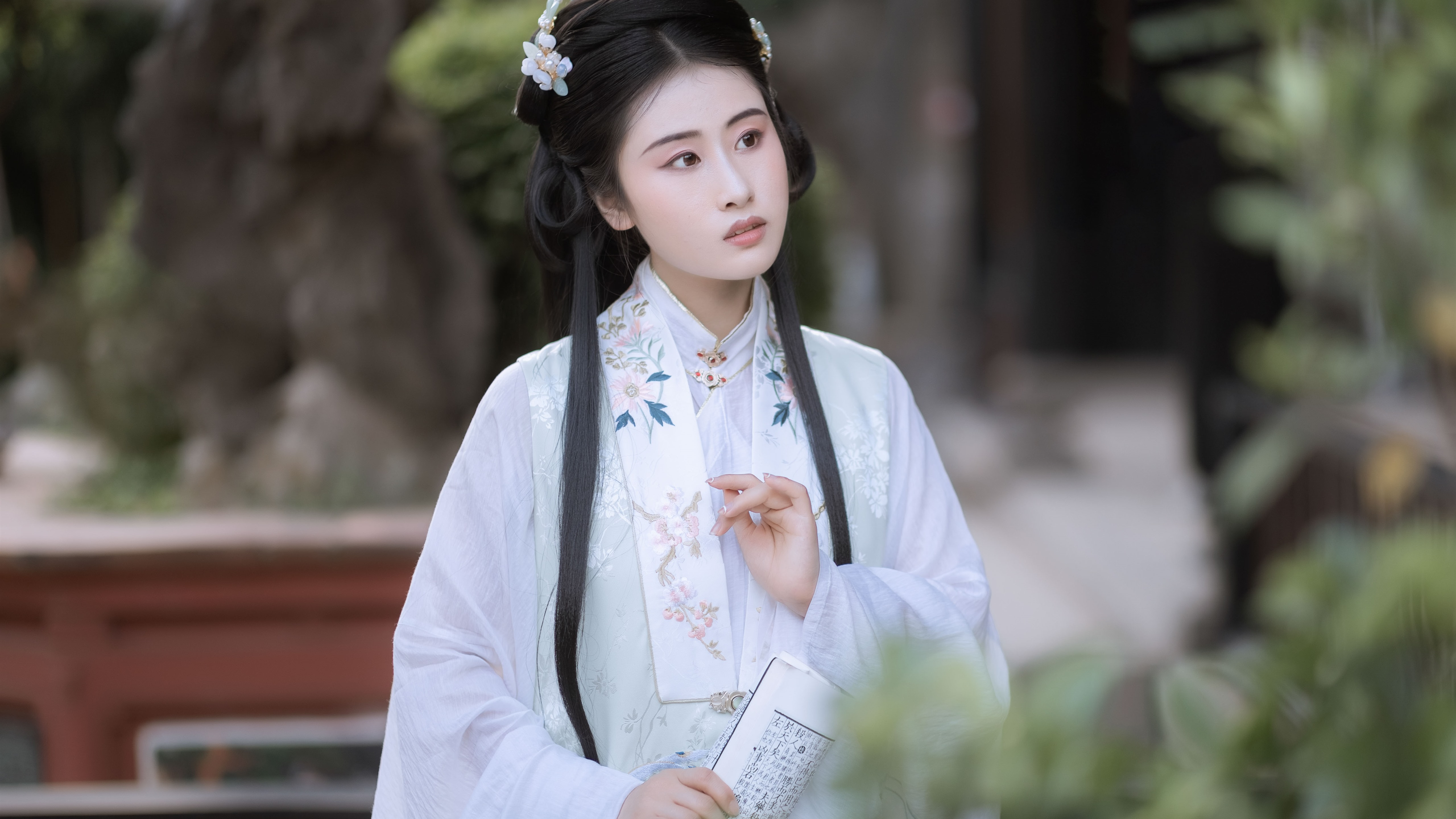 Обои обои красивая китайская девушка исторические традиционный китайский наряд на рабочий стол