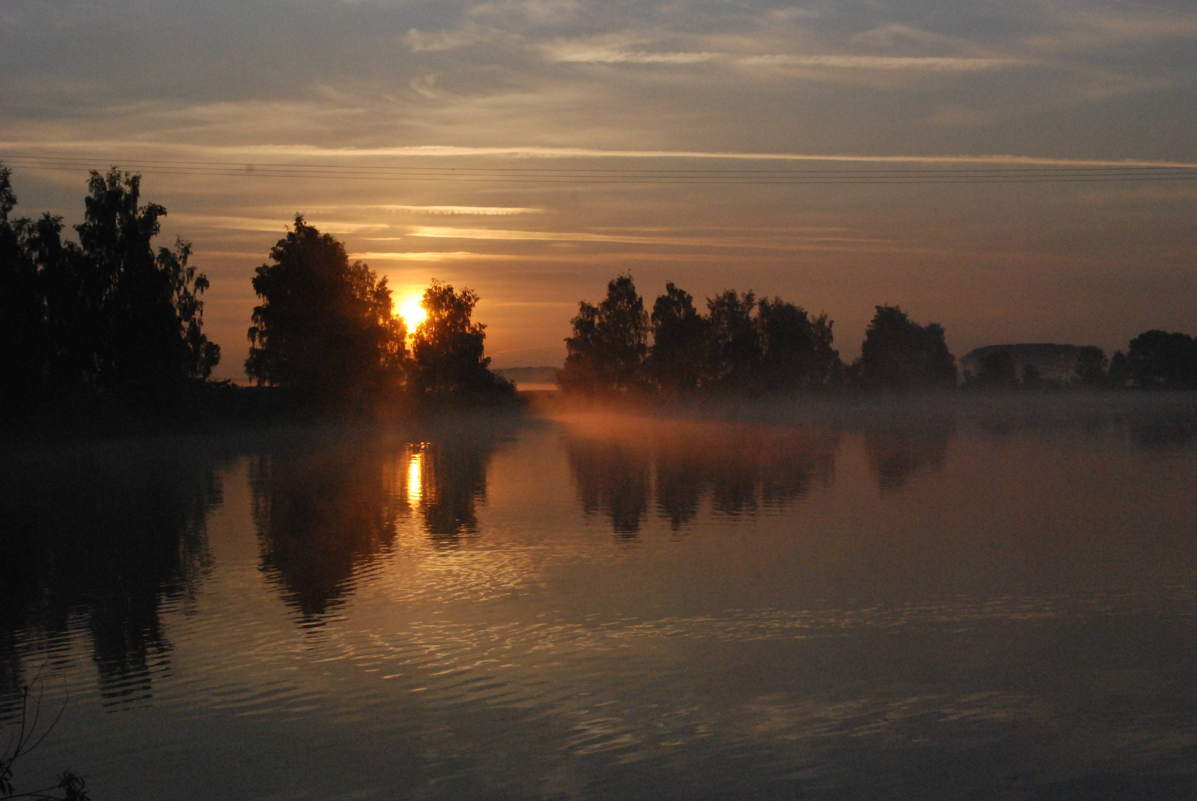 Бесплатное фото Вечер на озере