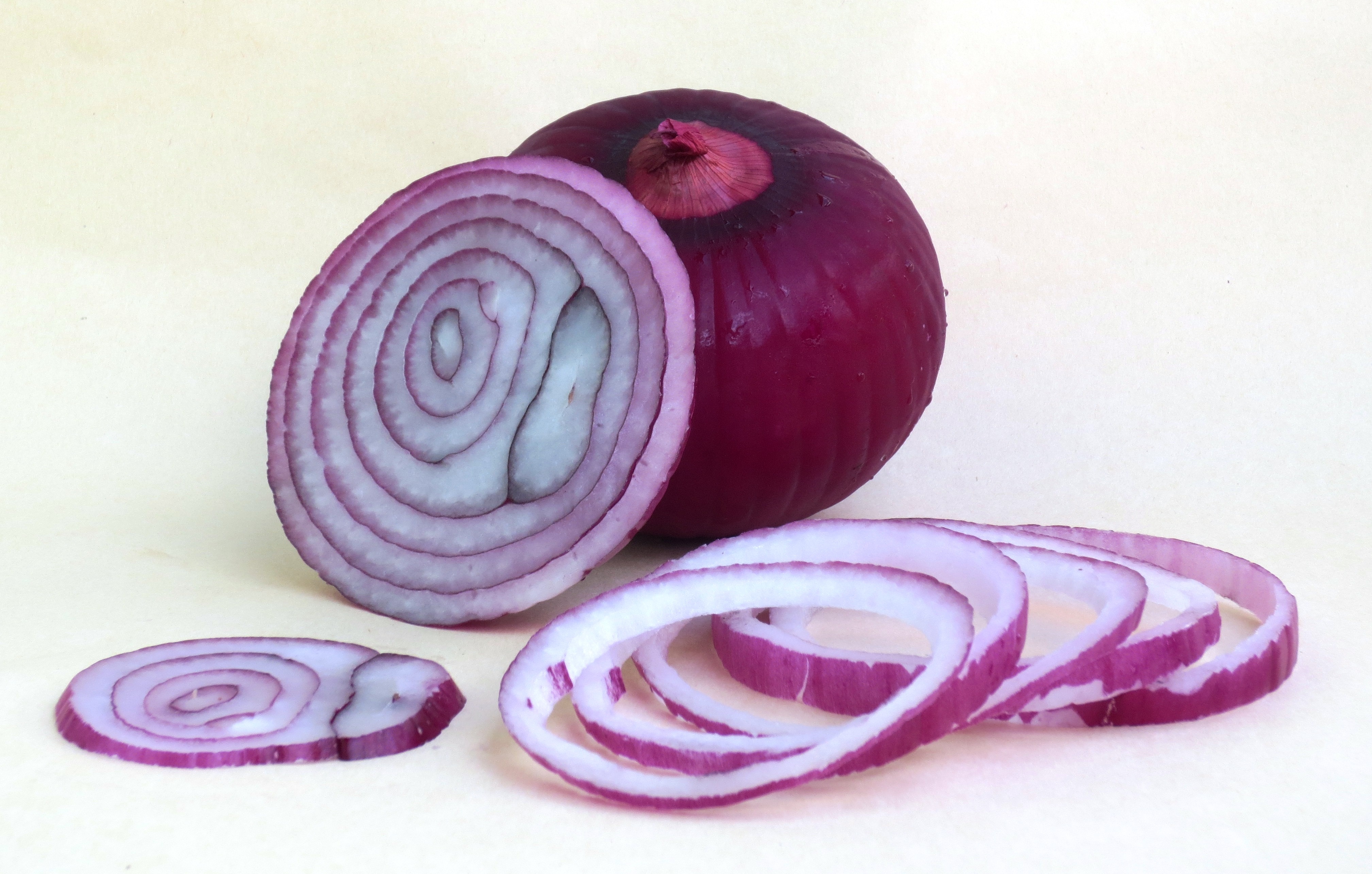 Free photo Chopped red onion