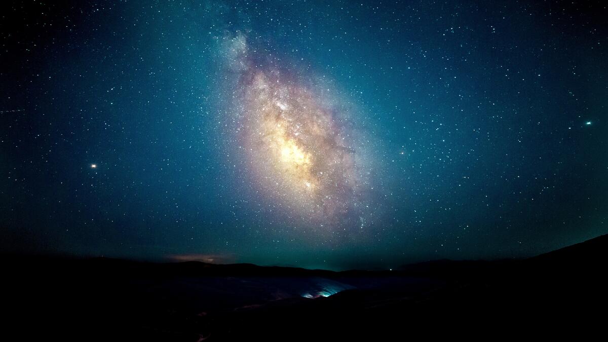 从地球上观察银河系星团