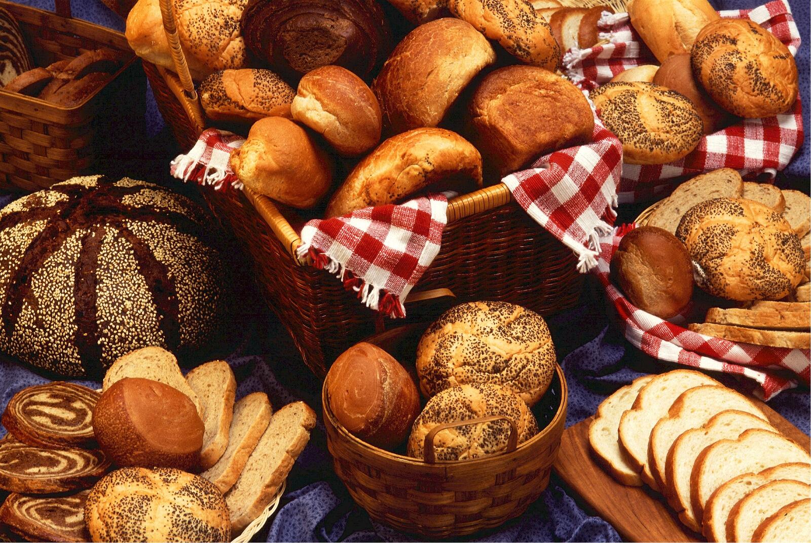 Бесплатное фото Картинка со свежеиспеченным хлебом