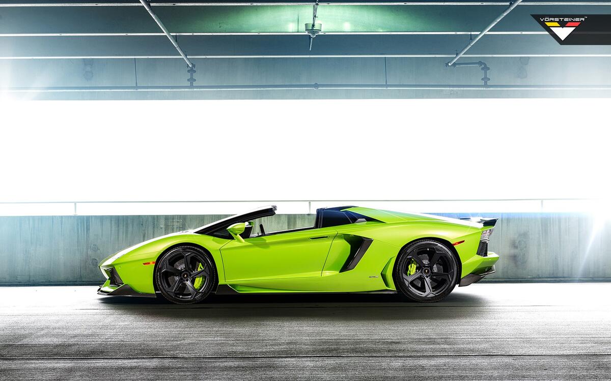 Lamborghini aventador v green ithaca