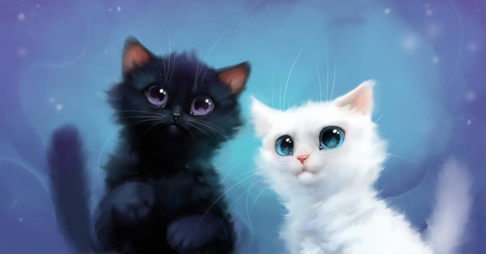Free photo Cartoon kittens