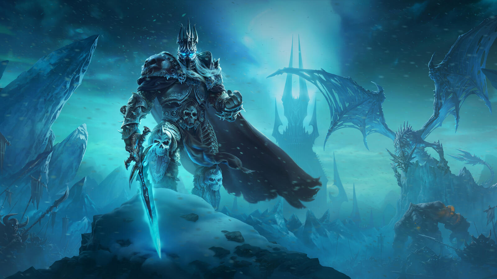Бесплатное фото World Of Warcraft король-лич