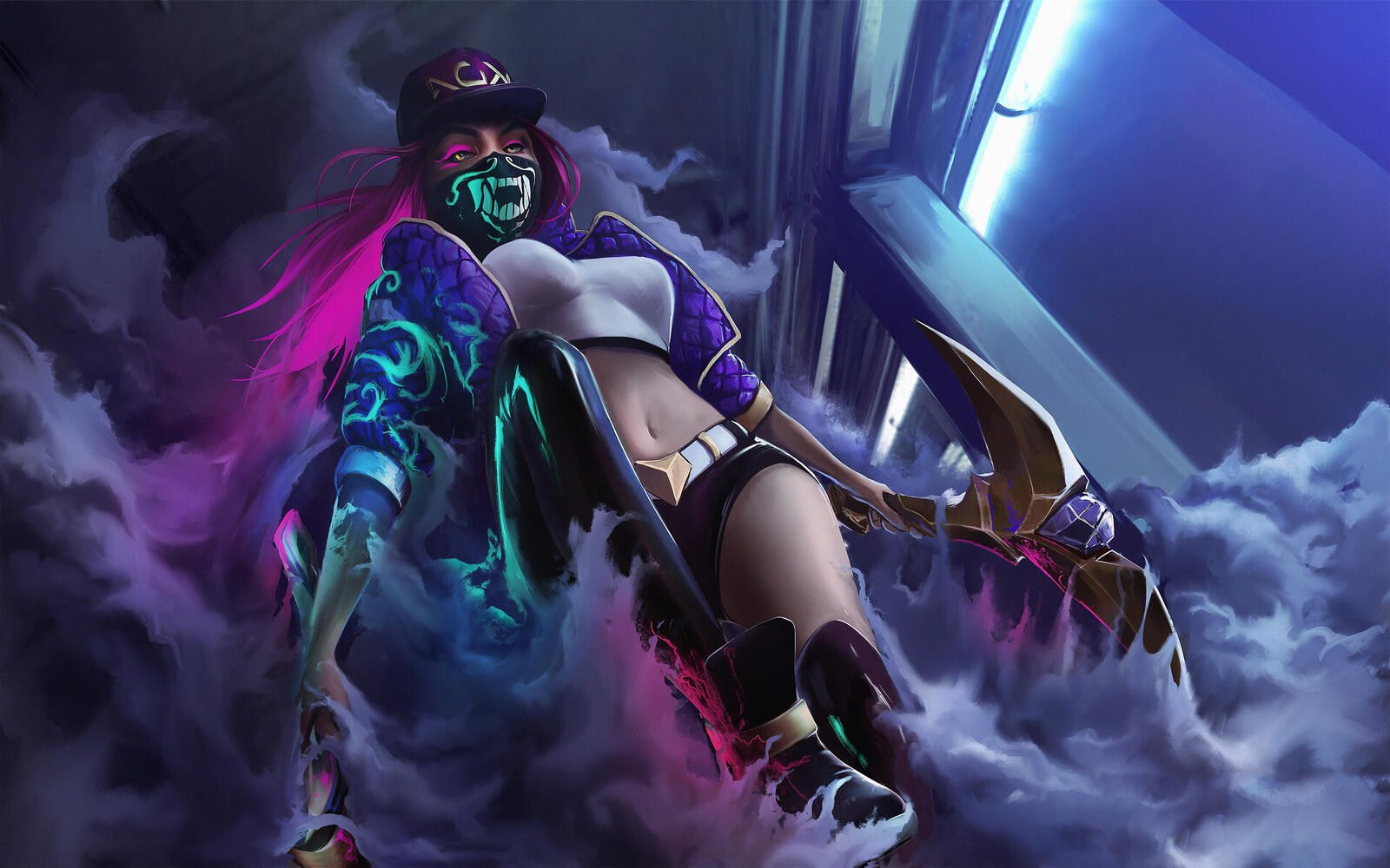 Free photo Akali from the league of legends game