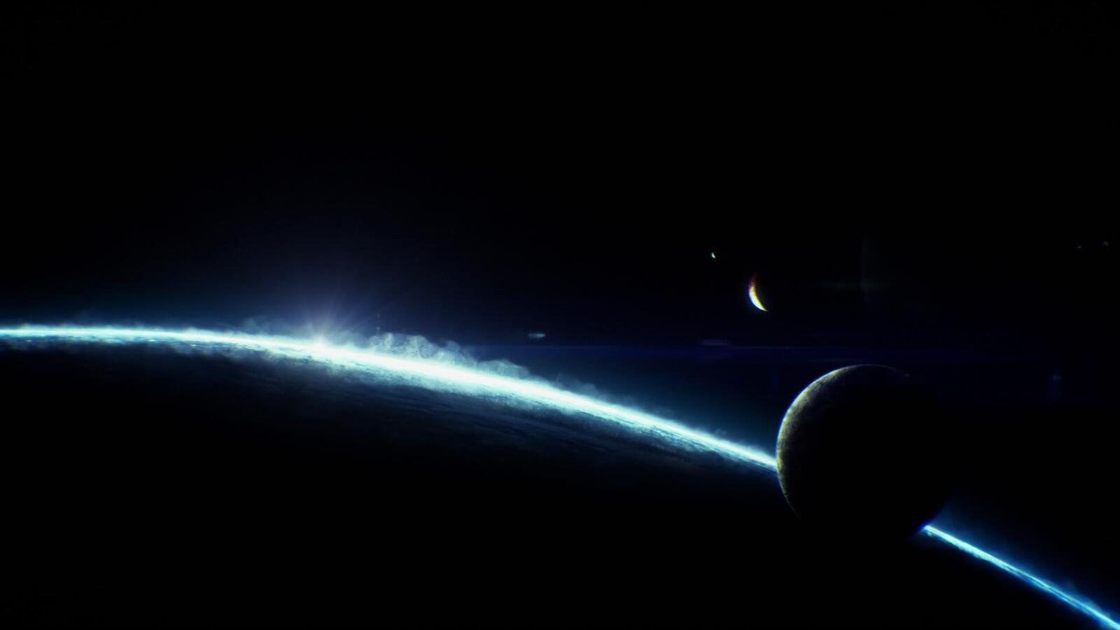 Бесплатное фото Захватывающая картинка с изображением космоса