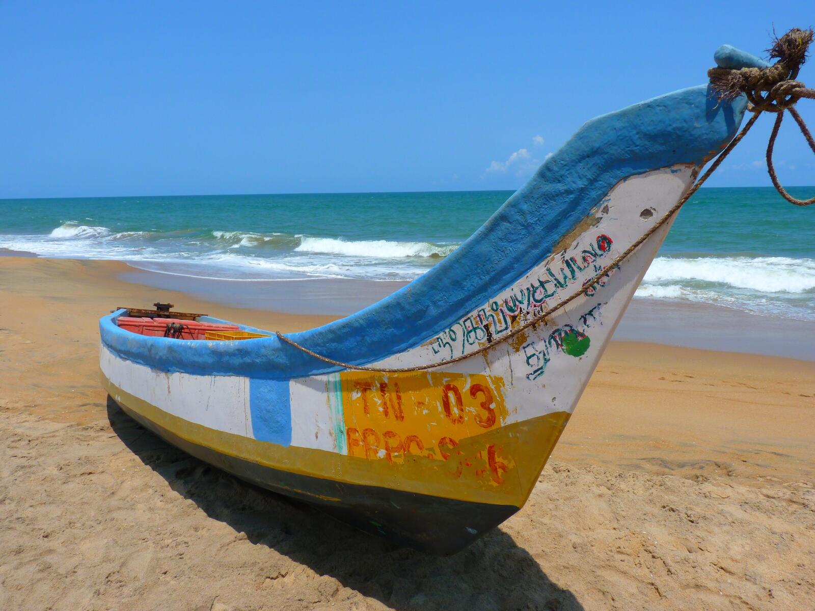 Бесплатное фото Длиннохвостая лодка в Карибском бассейне