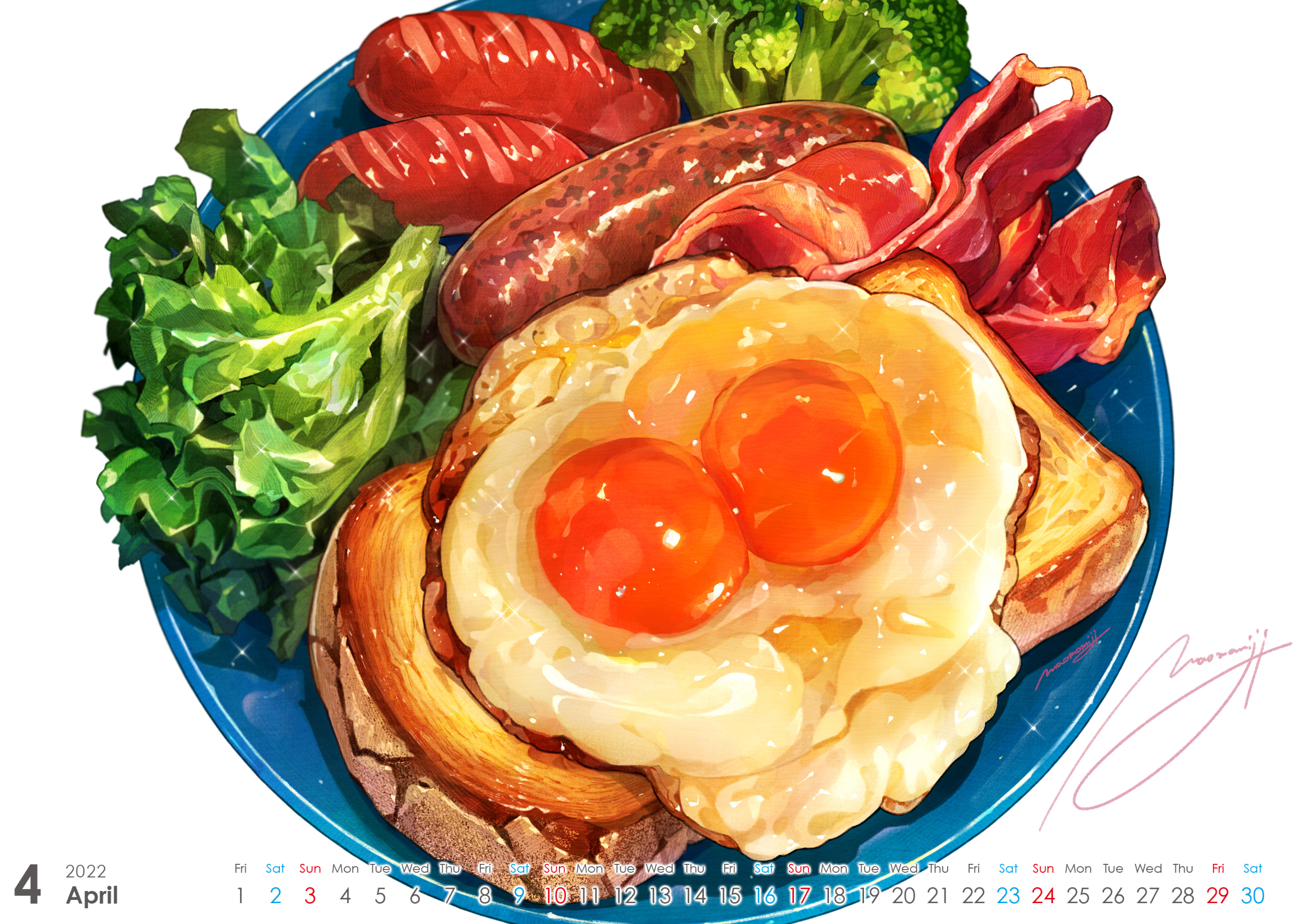 Бесплатное фото Яичница с жаренными колбасками
