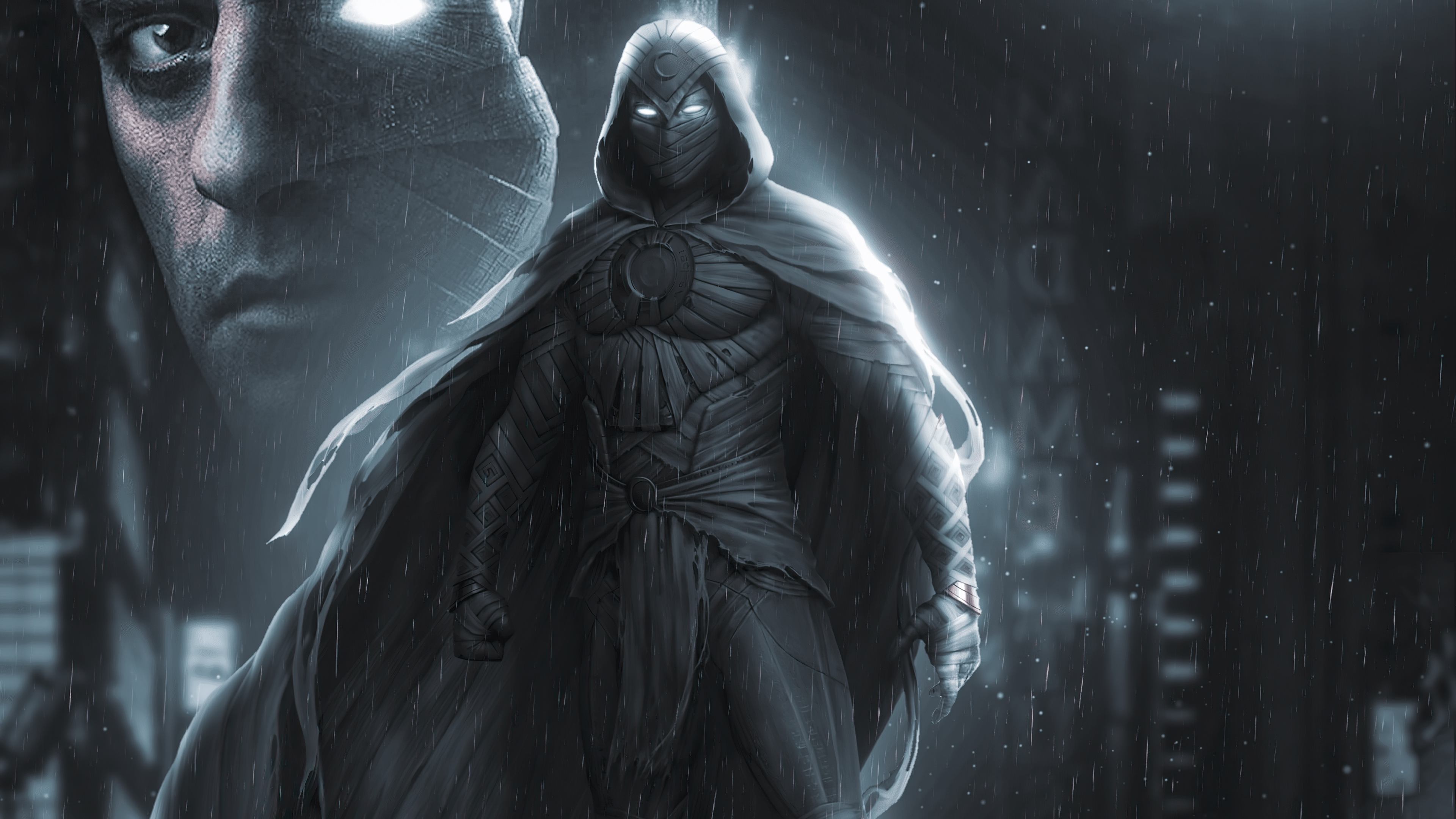 Photo moon knight, superheroes, TV shows, marvel, rendering - free pictures  on Fonwall