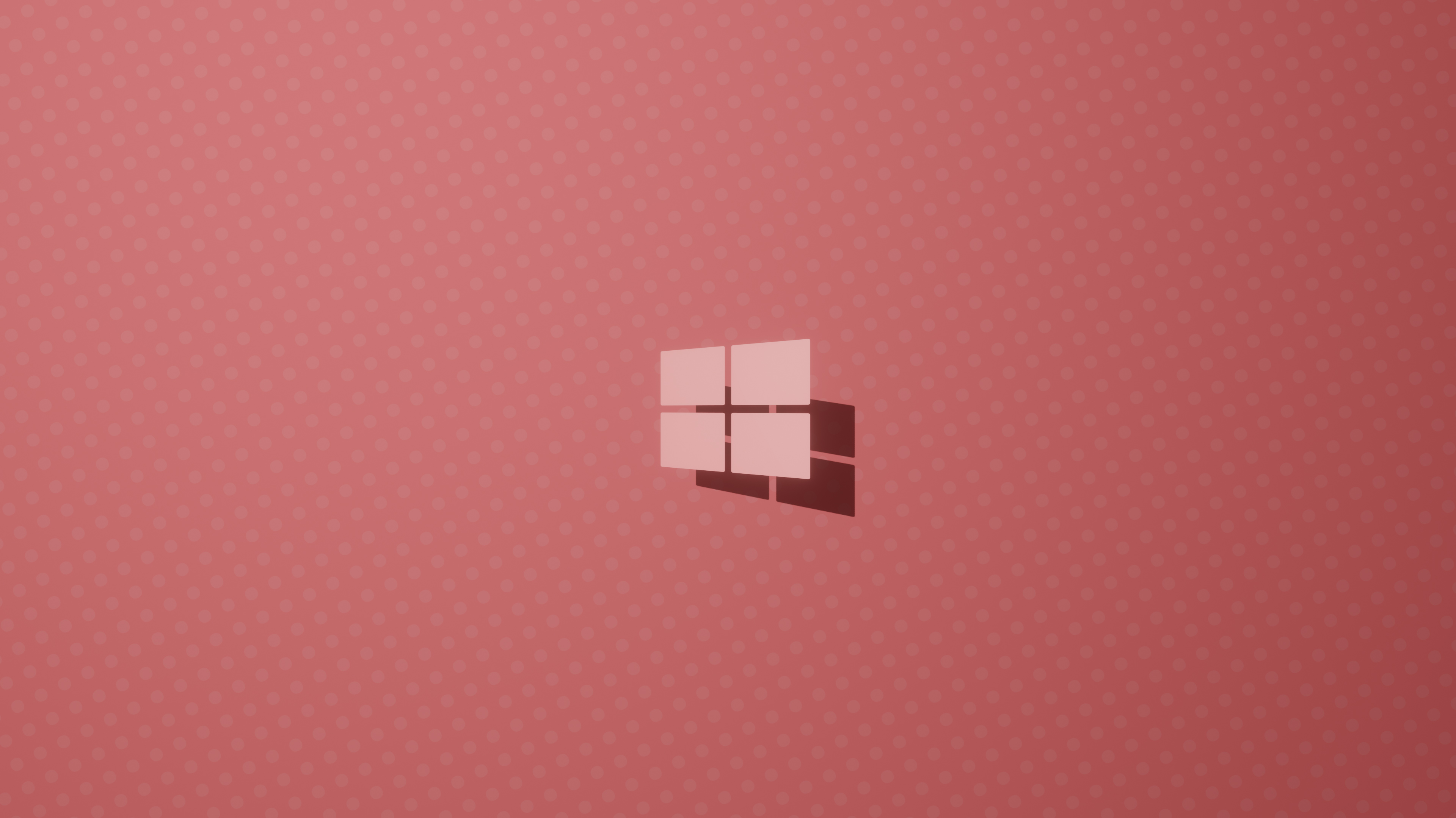 Windows 10 на красном фоне