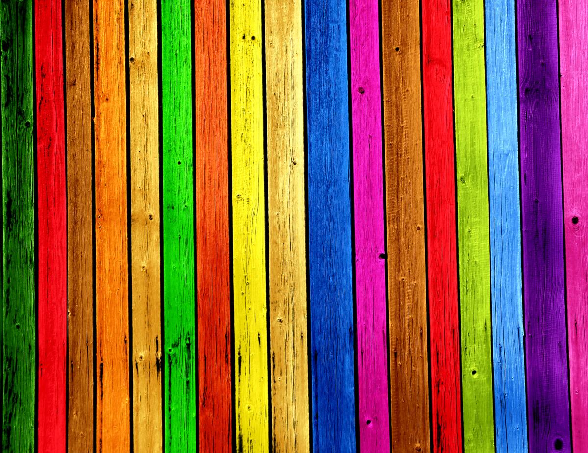 Background of colorful boards
