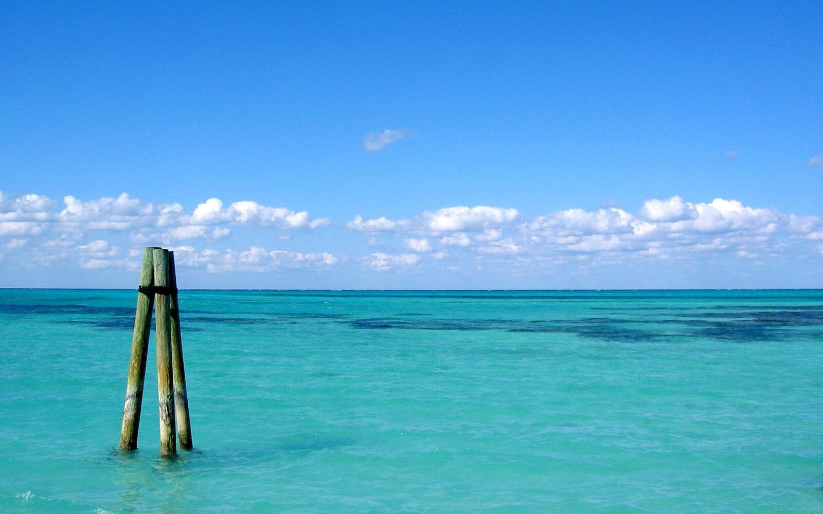 免费照片美丽的蓝海