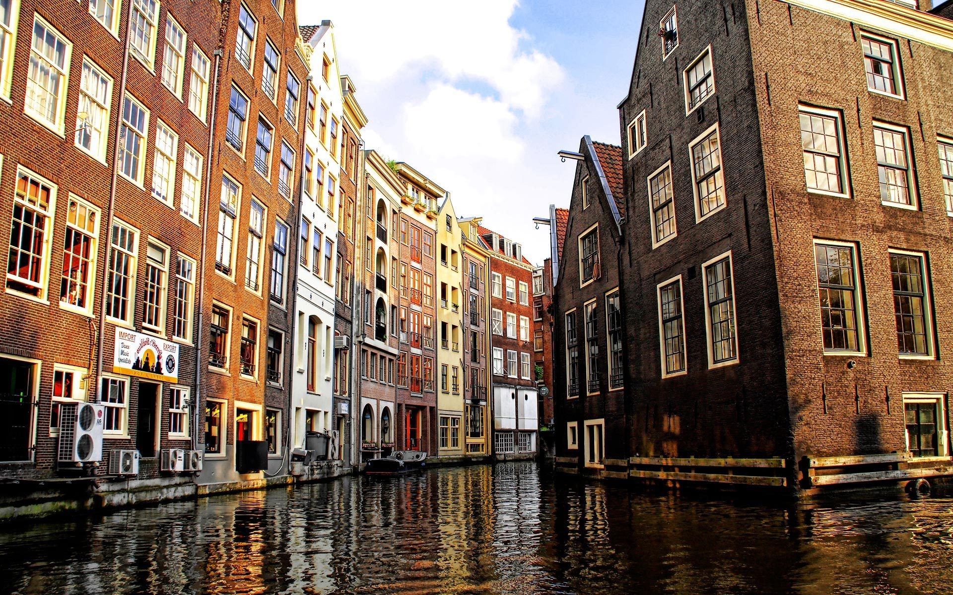 Обои Амстердам дома здания на рабочий стол