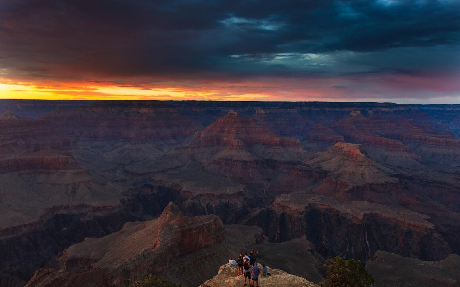 Free photo Grand Canyon at sunset