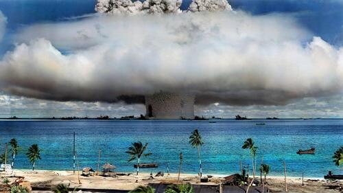 Ядерный взрыв на море
