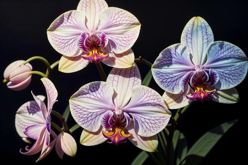 A bouquet of orchids