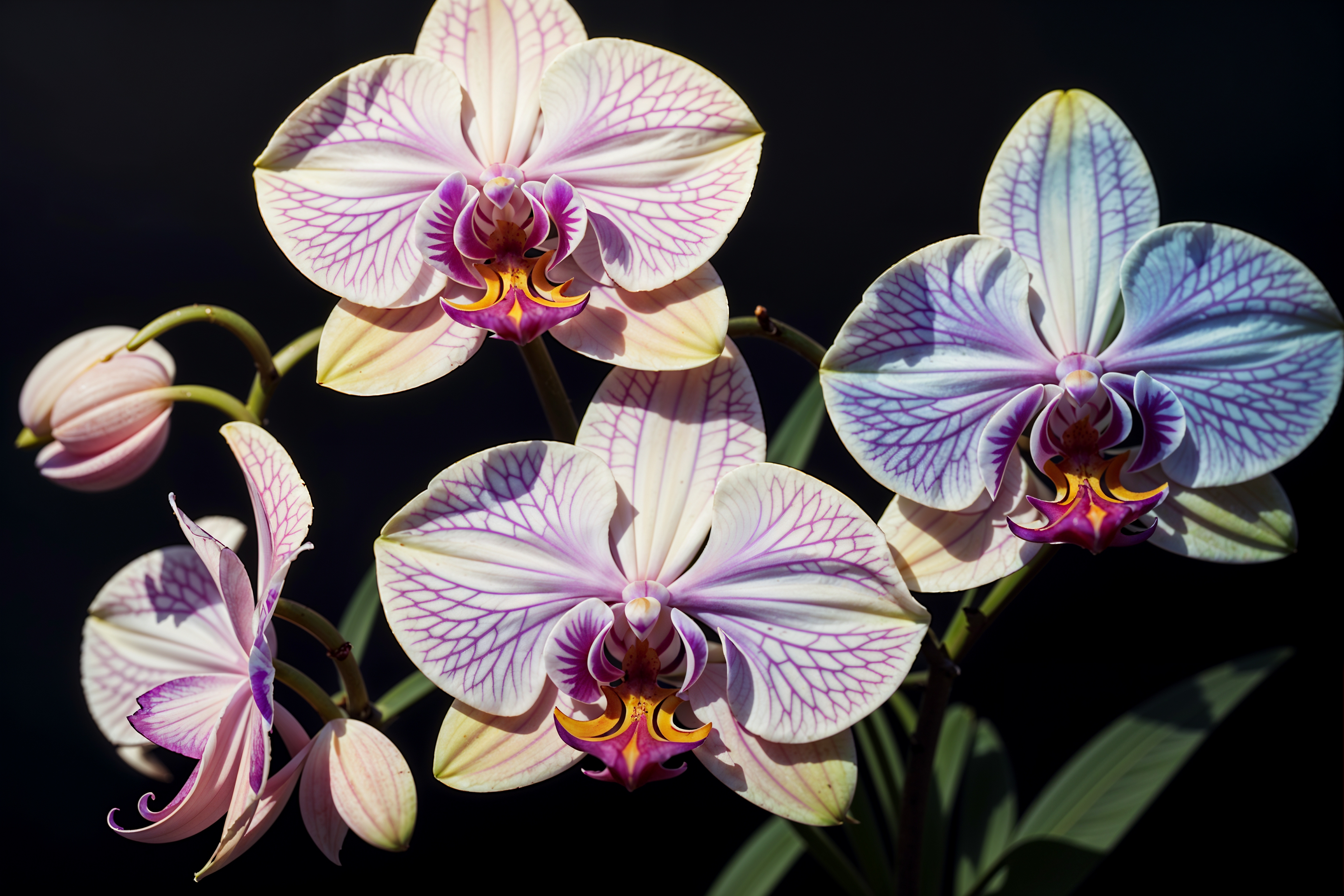 Бесплатное фото Букет орхидей