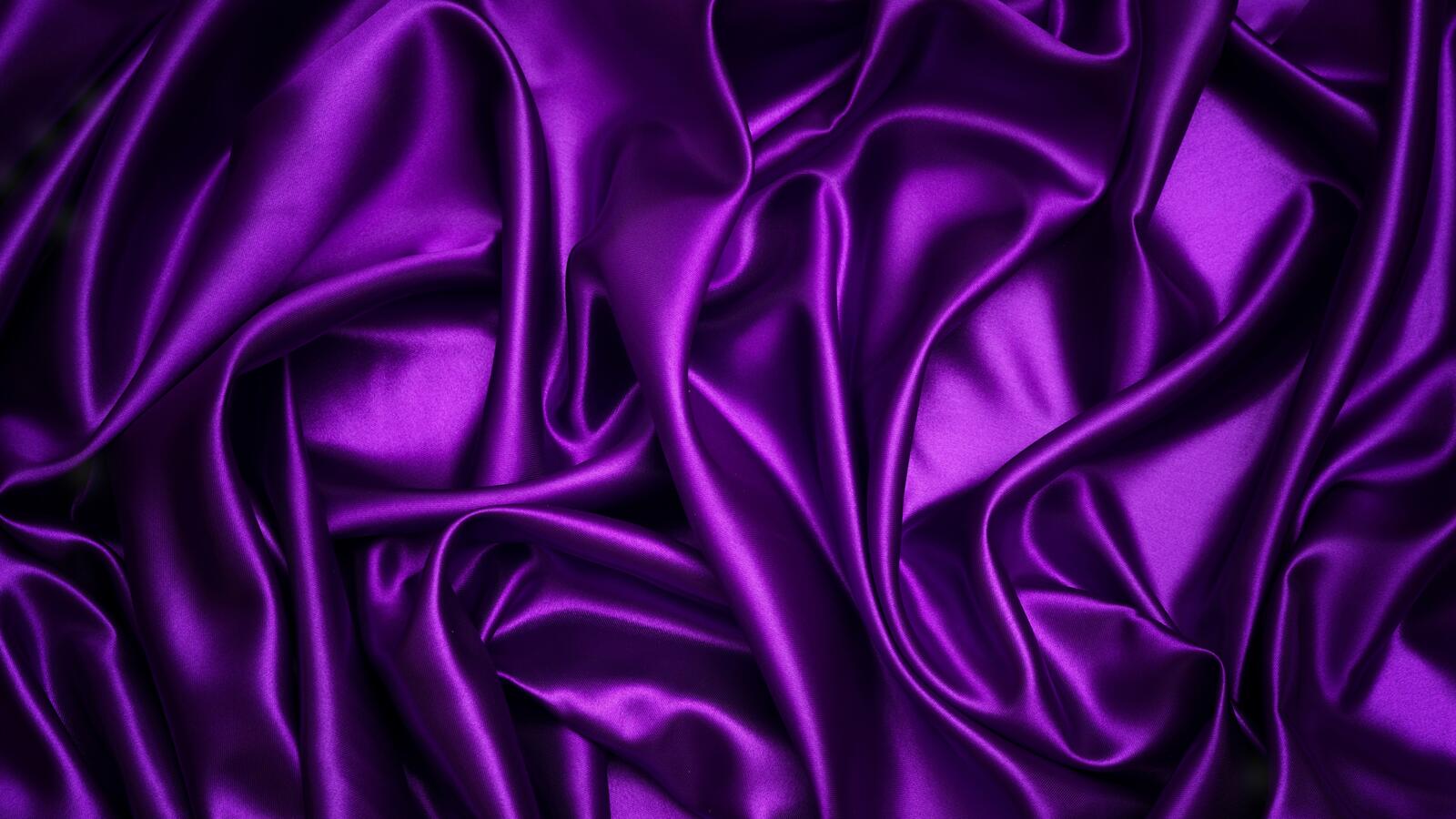 Бесплатное фото Ярко-фиолетовая мягкая ткань