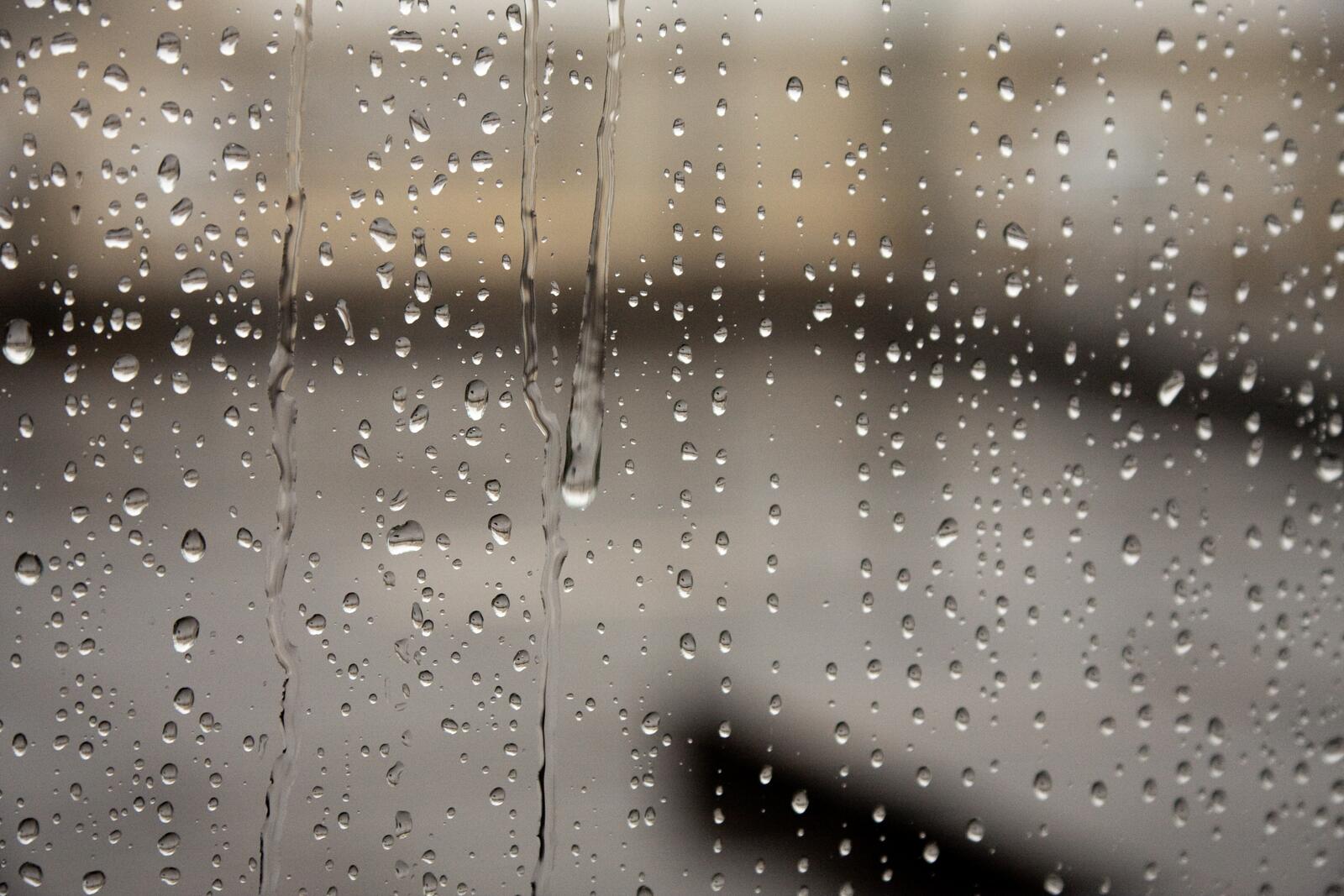 Обои обои дождь капли воды Windows на рабочий стол