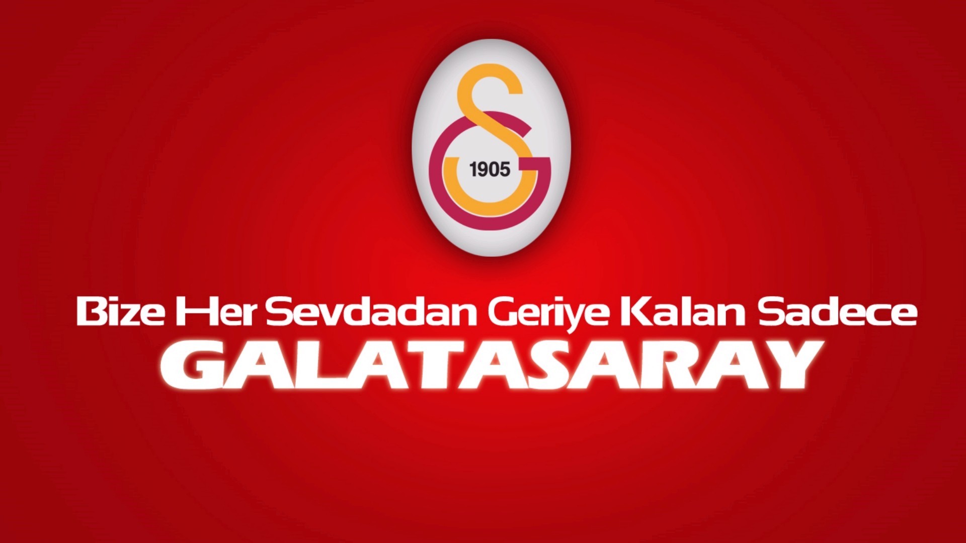 Wallpapers text logo Galatasaray S K on the desktop