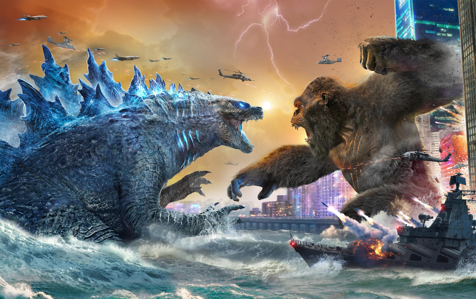 Free photo Godzilla vs. Kong