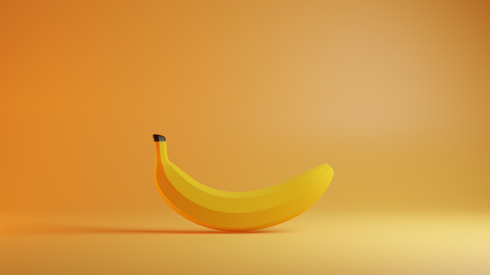 Бесплатное фото Желтый банан