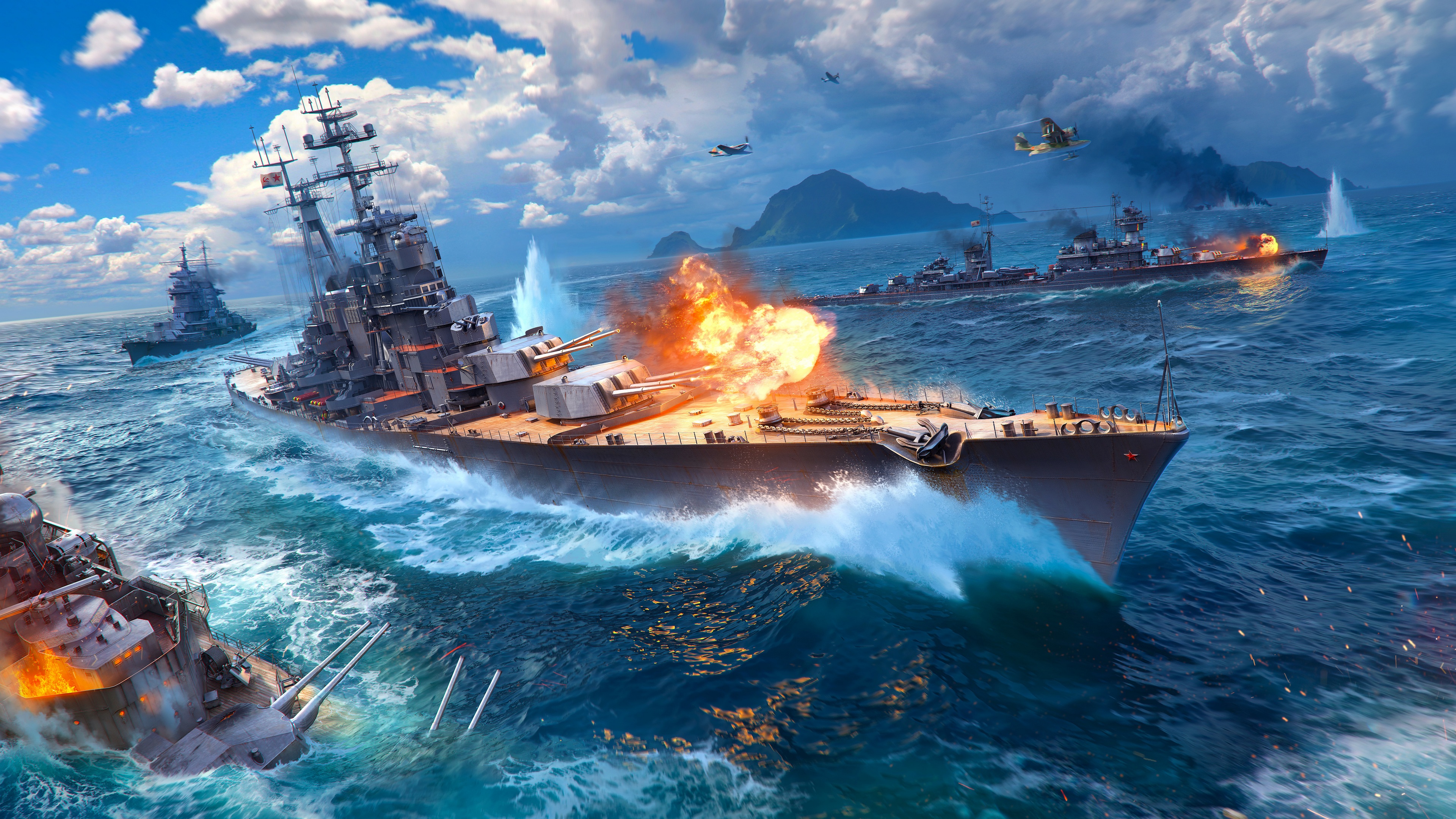 Бесплатное фото Игра мир военных кораблей