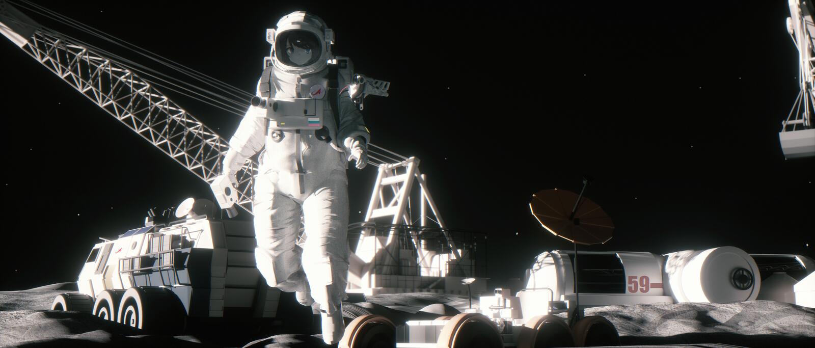 Обои обои астронавт скафандр луна на рабочий стол