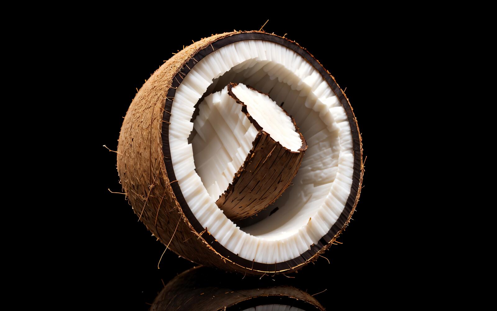Бесплатное фото Необычный кокос