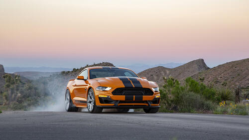 Ford Mustang 2019 in orange
