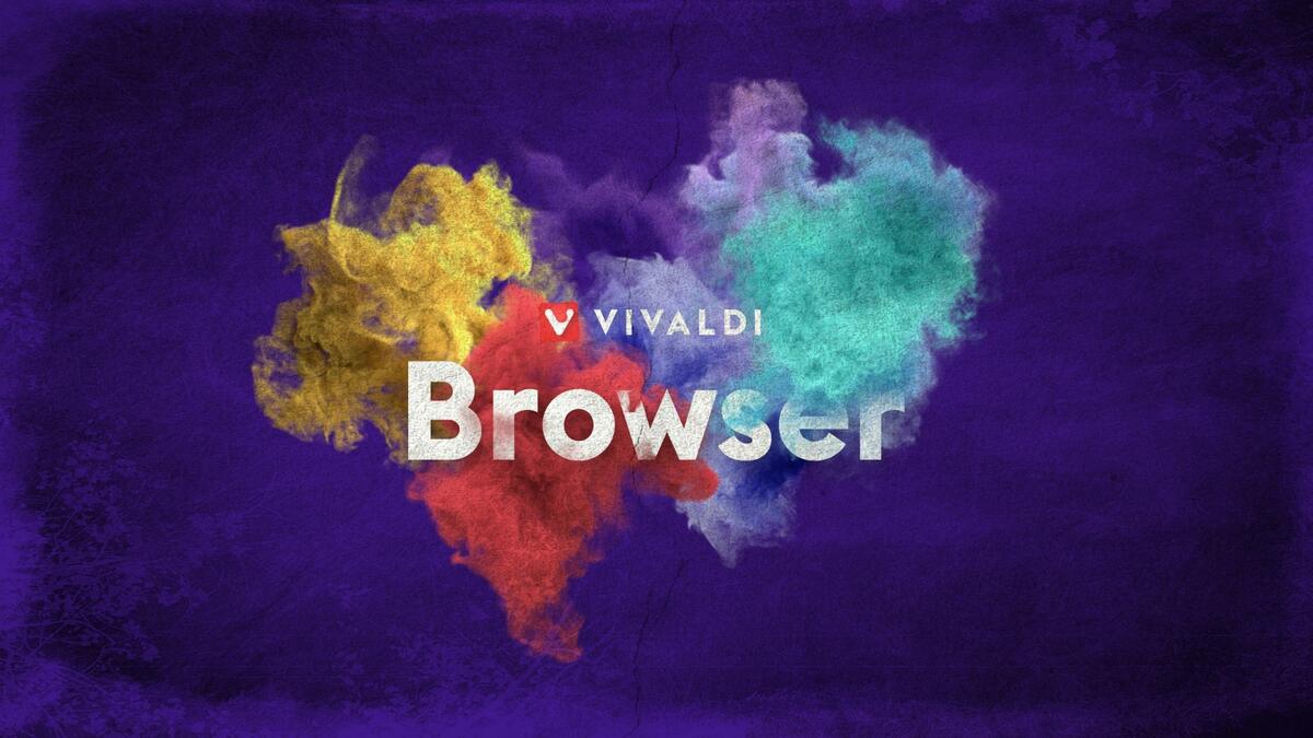 Слово browser в цветном дыме