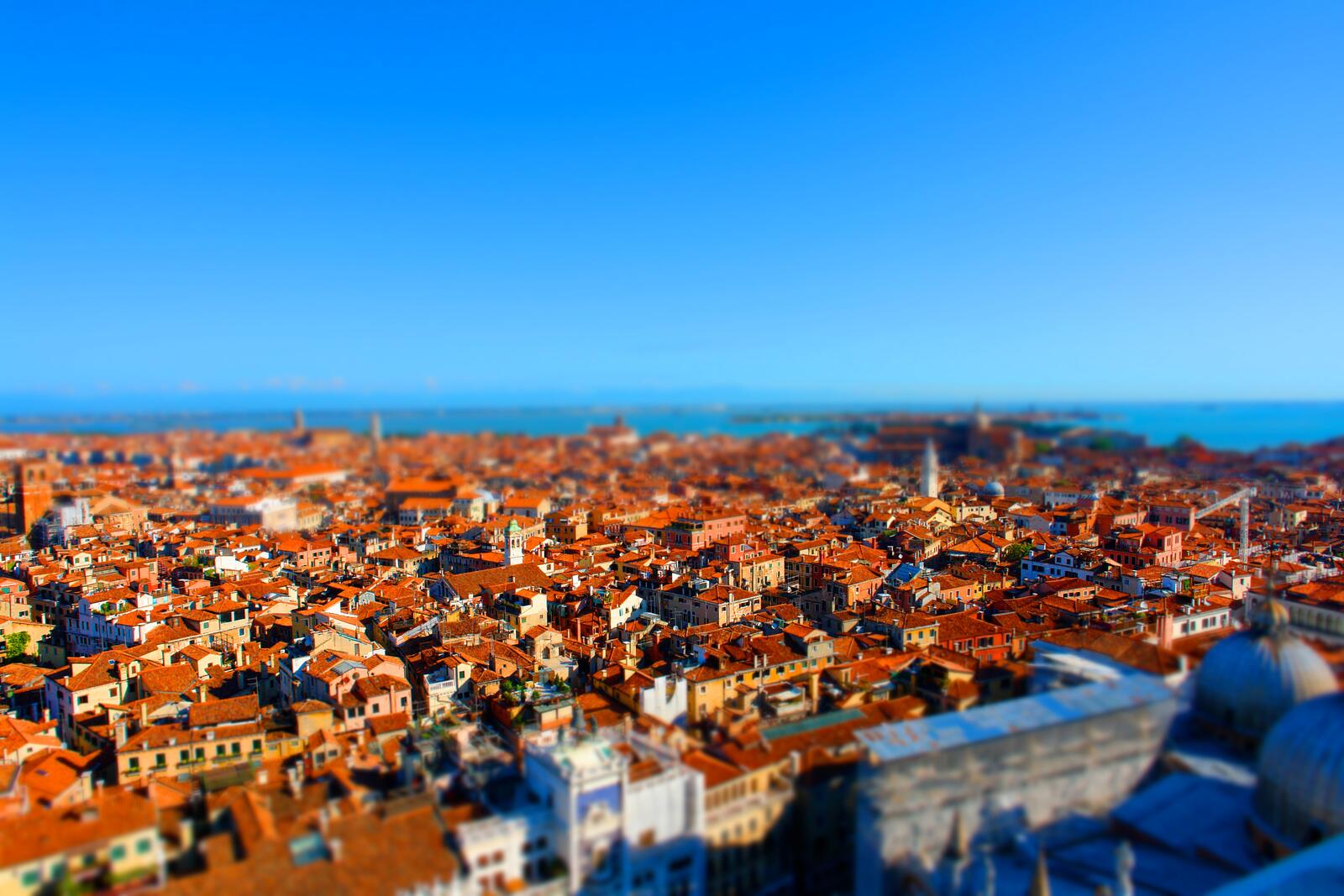 Бесплатное фото Городской пейзаж в Венеции