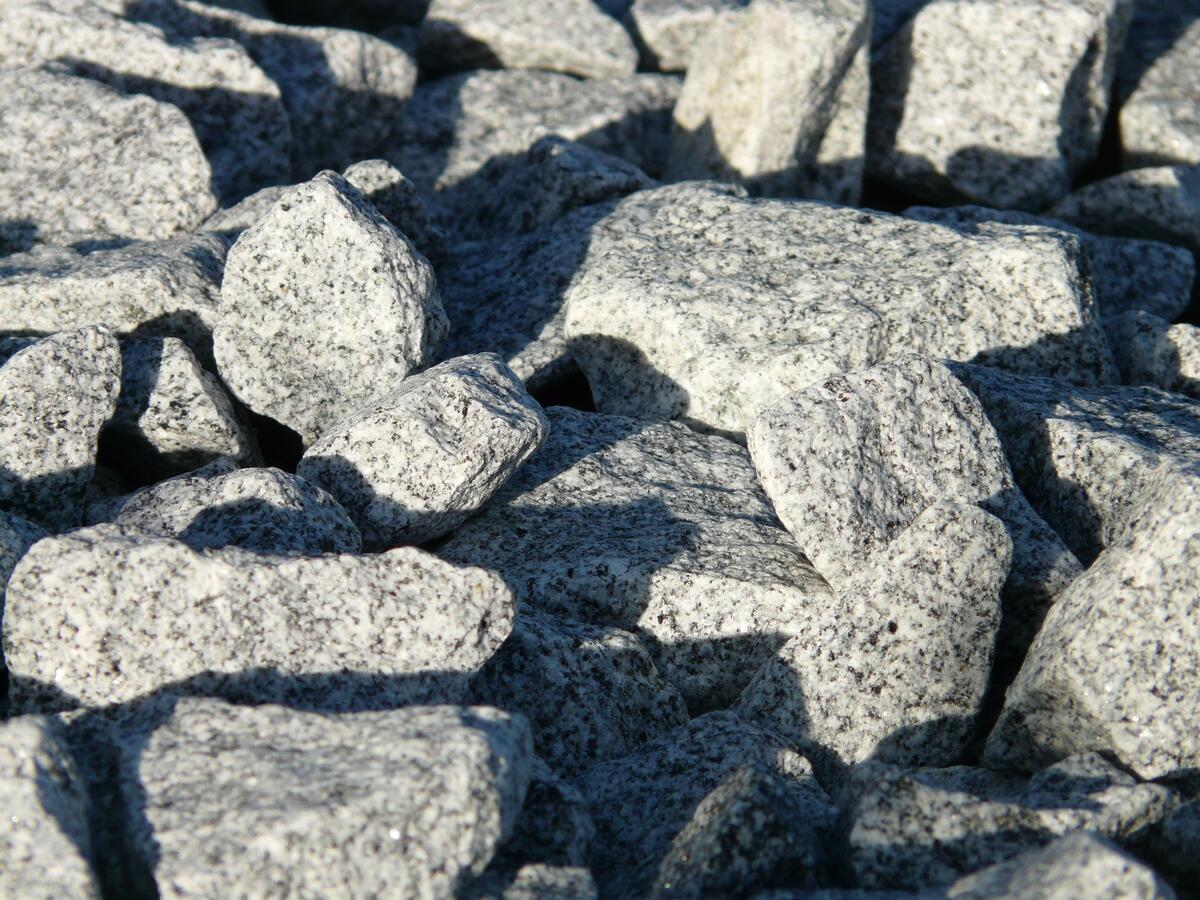 Large granite stones