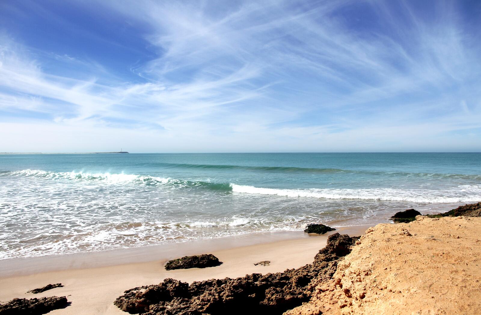 Обои водоём пляж марокко отпуск на рабочий стол