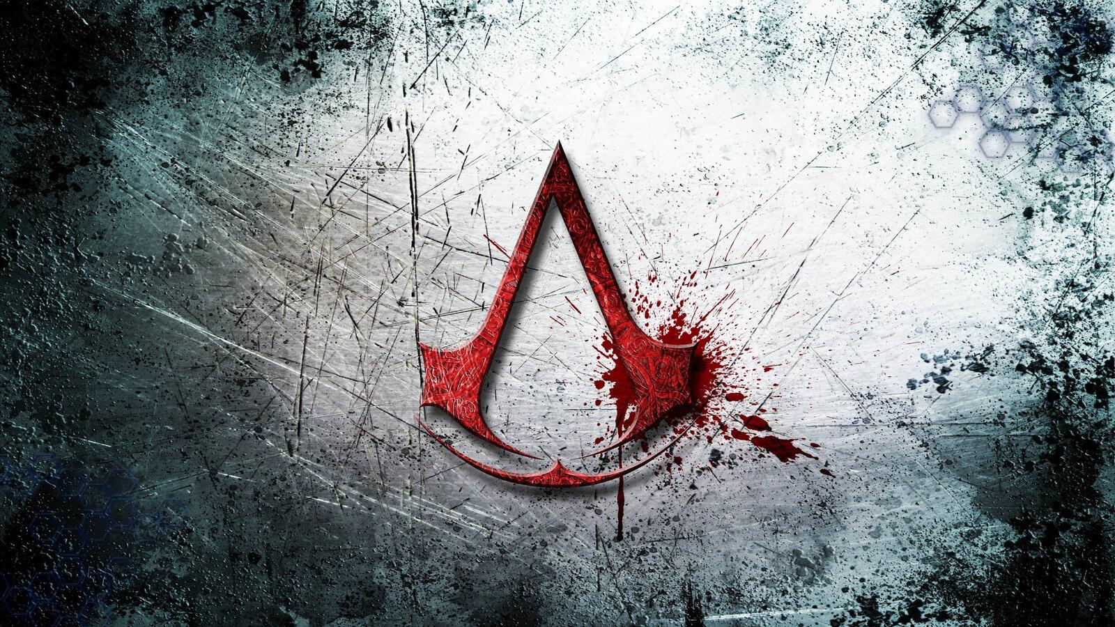 Бесплатное фото Логотип assassins creed