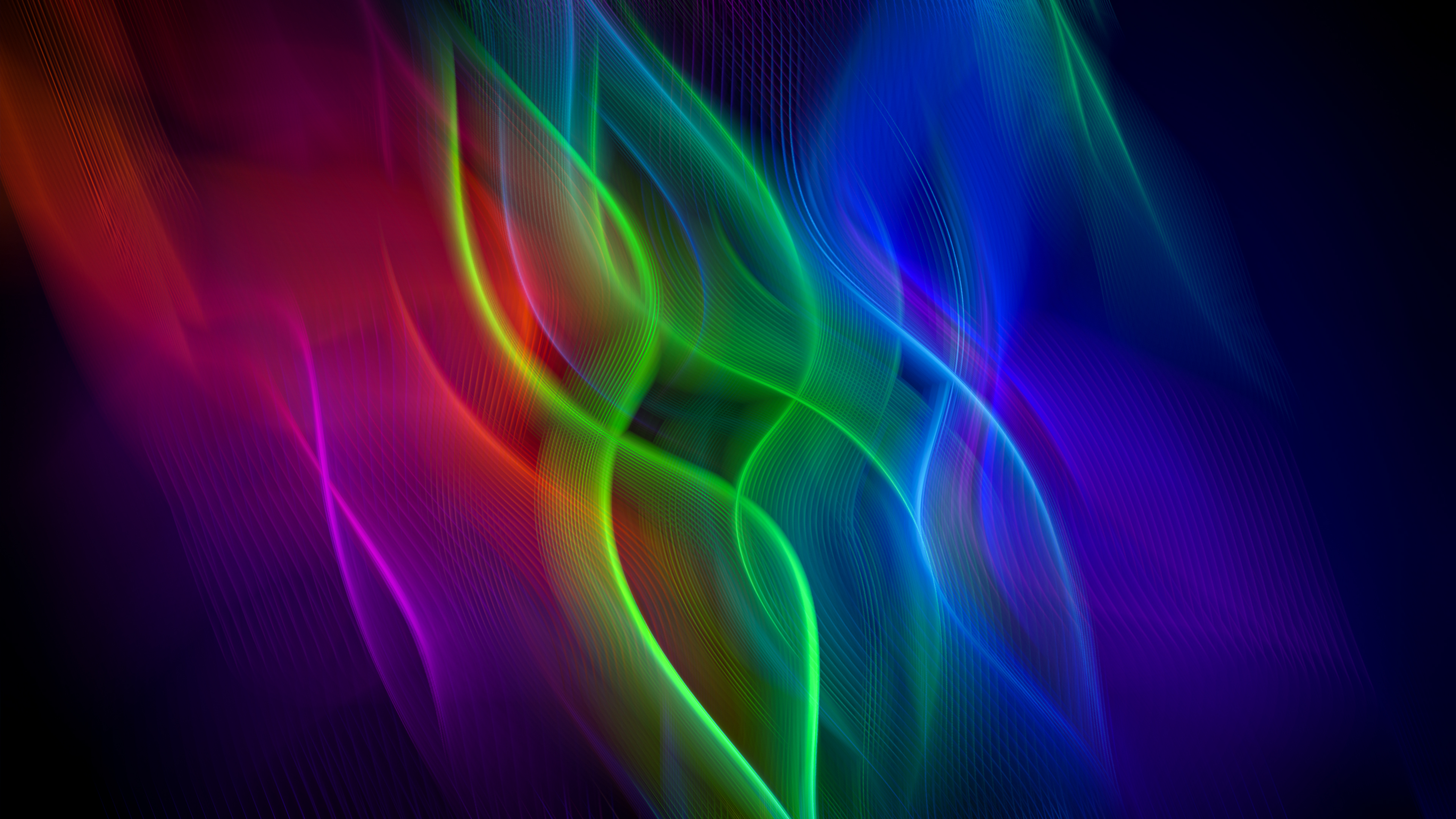 Free photo Abstraction with colored lines