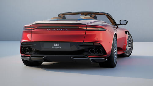 Aston Martin DBS 770 Ultimate from back
