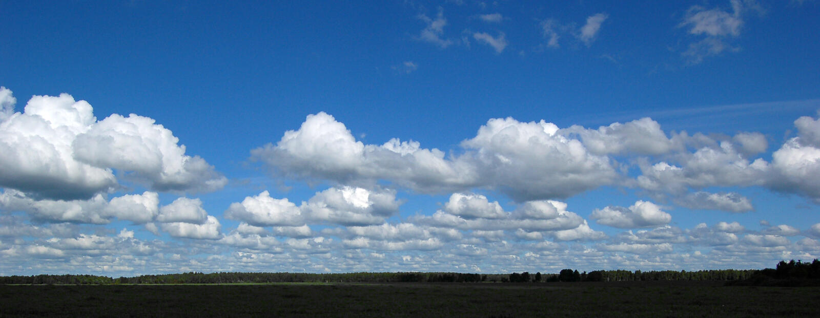 Free photo Heavenly expanses with clouds