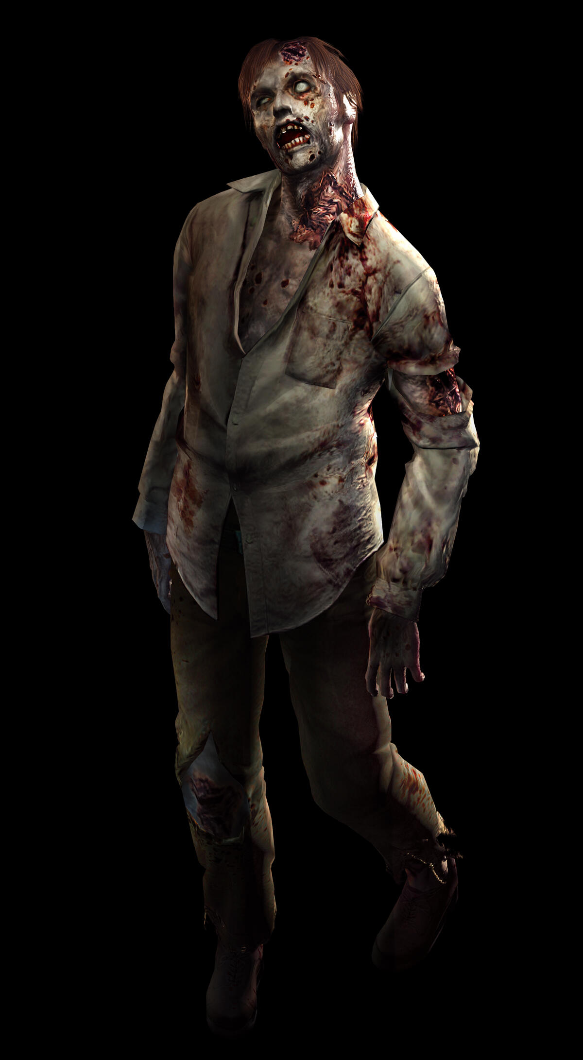 A walking zombie