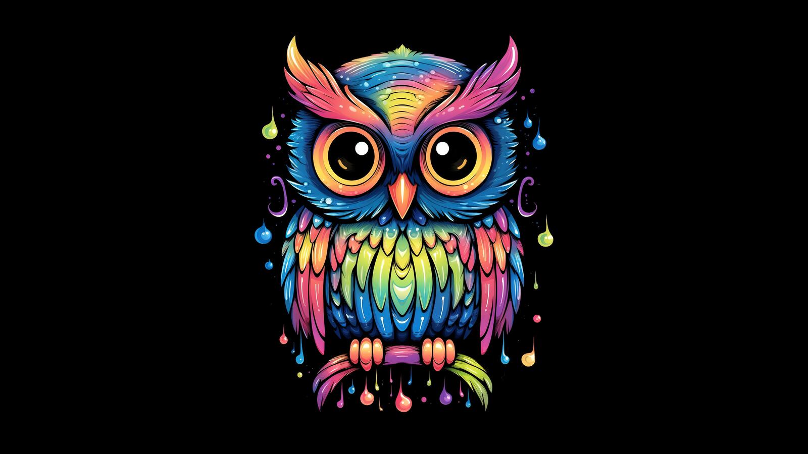 Free photo Colorful owl
