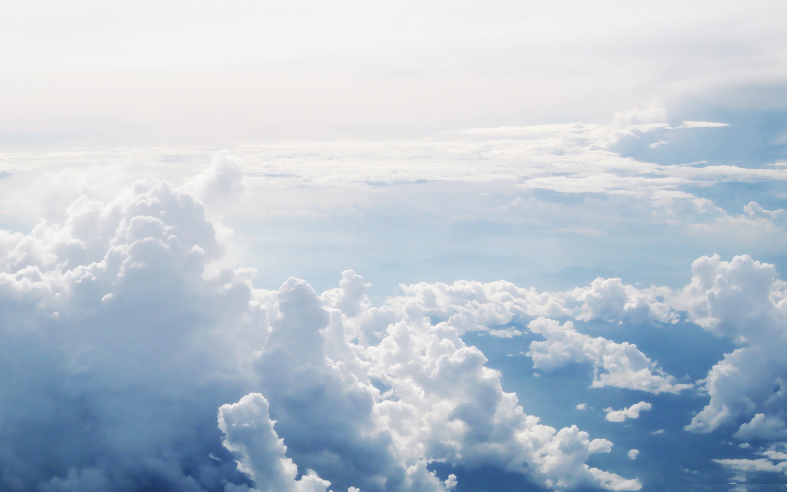 Бесплатное фото Вид на облака с высоты