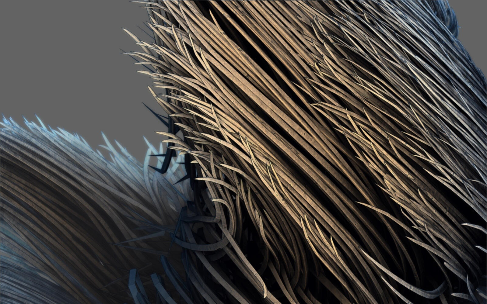 Бесплатное фото Волосины увеличенные под микроскопом