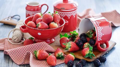 Berries for breakfast