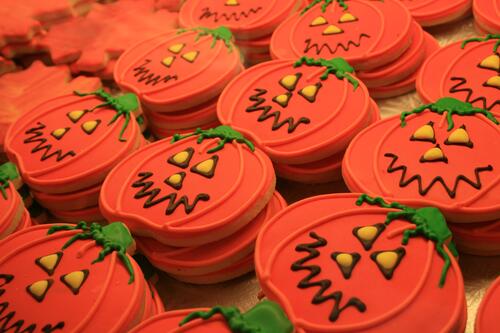 Вкусные печеньки на  Хэллоуин