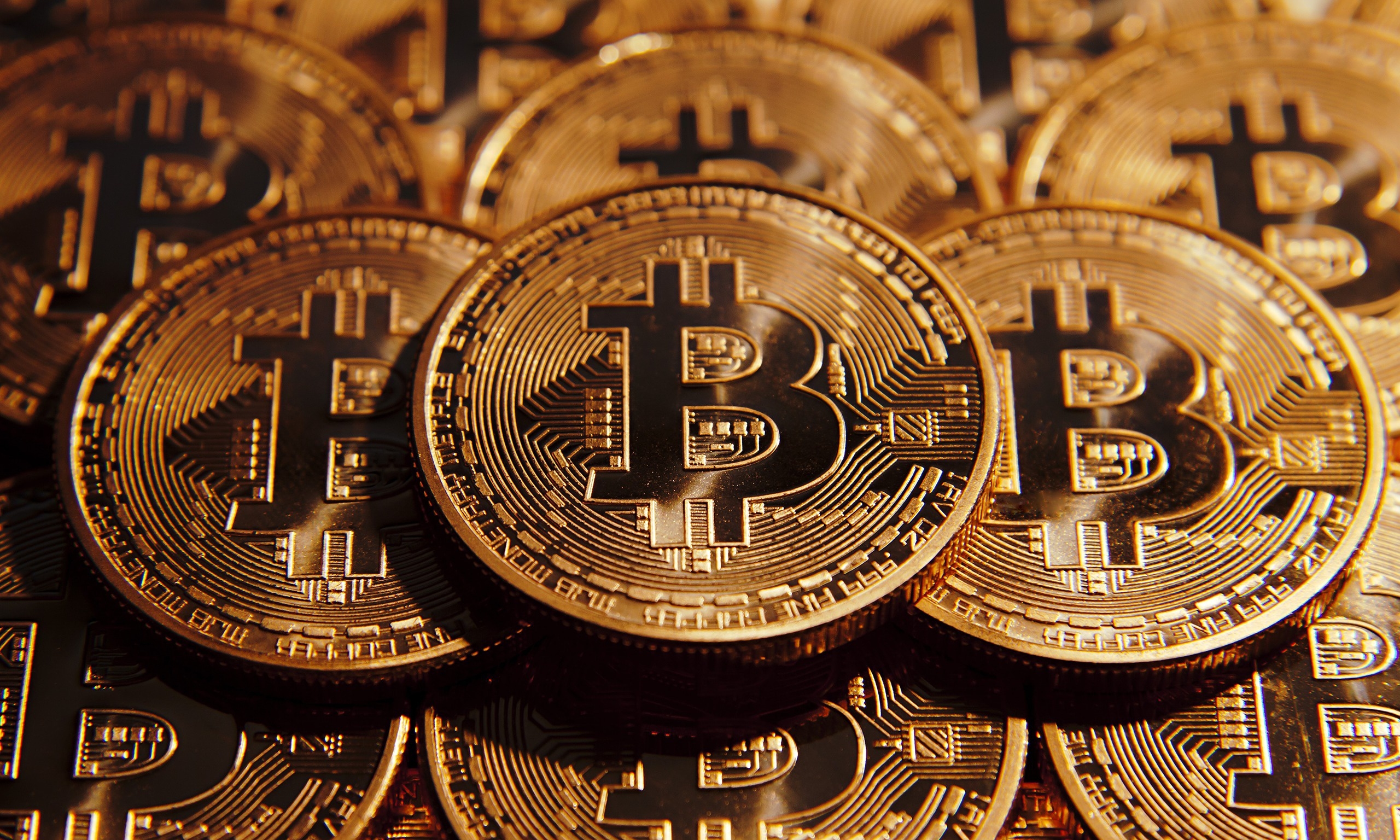 Wallpapers wallpaper bitcoin cryptocurrency coins on the desktop