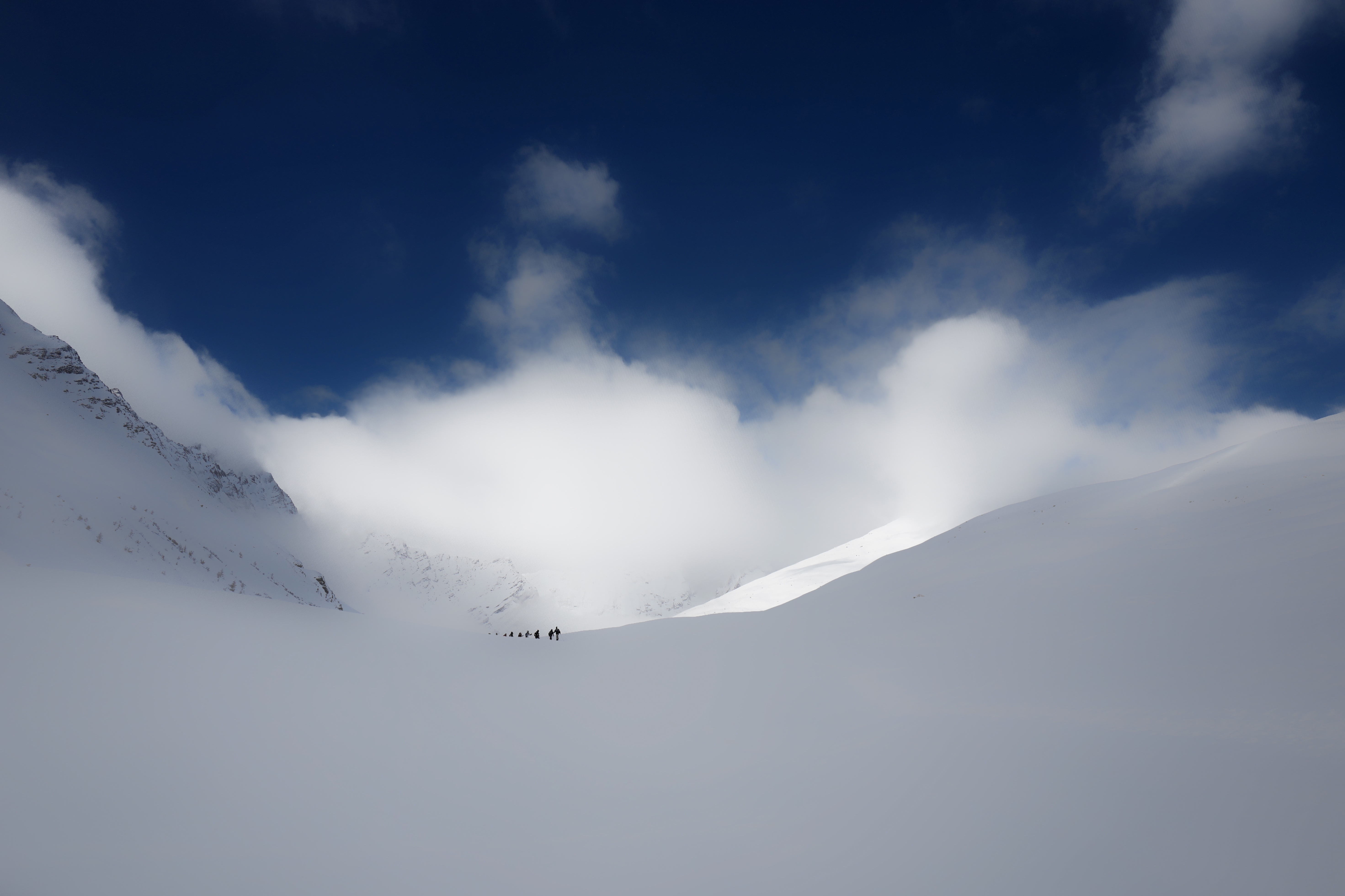 Фото бесплатно горы, снег, зима