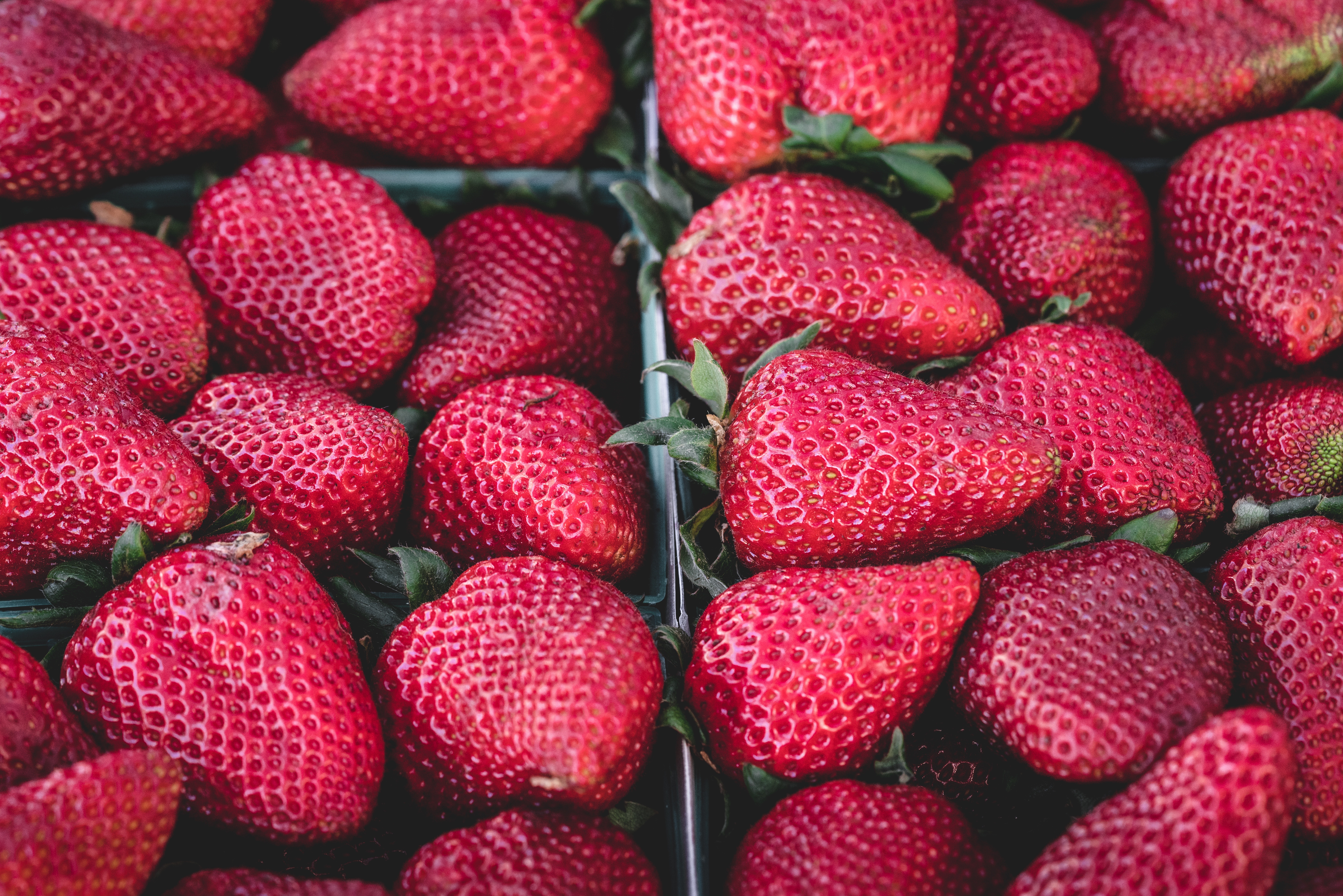 Free photo Big tasty strawberries